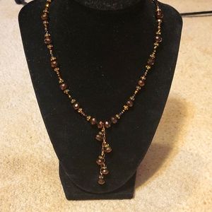 14k GP beaded necklace